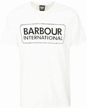 Barbour Essential Large Logo T-Shirt - White