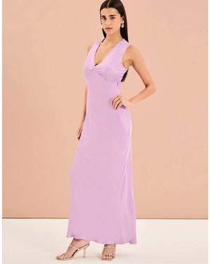 OMNES Nova Tie Back Dress - Pink