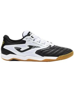 Joma Jewellery Sports Futsal Indoor Football Trainers Cancha Lace Up Uk Size - White