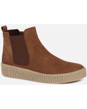 Gabor Lourdes Chelsea Boots - Brown