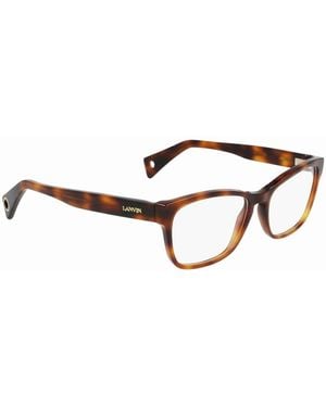 Lanvin Acetate Square Eyeglasses - Brown