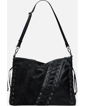 Desigual Zip-Fastened Handbag - Black
