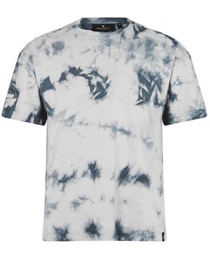 Belstaff Wave Dye Ride Granite T-Shirt - Blue