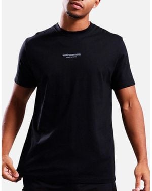 Weekend Offender T Shirts Pelee Crew Neck Summer Tee - Black