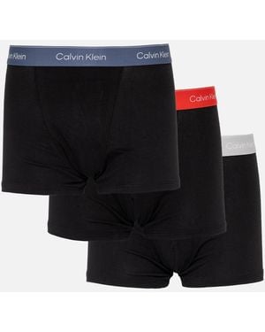 Calvin Klein 3 Pack Relaxed Dart Trunk - Black