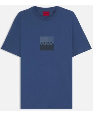 BOSS Dusplit T-Shirt - Blue