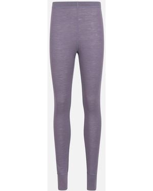 Mountain Warehouse Ladies Merino Ii Thermal Bottoms - Purple