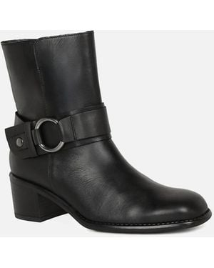 Gabor Easel Ankle Boots - Black