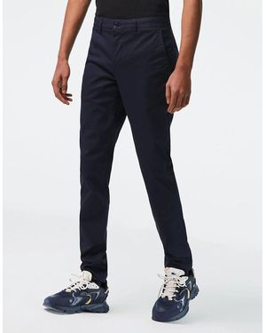 Lacoste Slim Fit Stretch Cotton Chinos - Blue