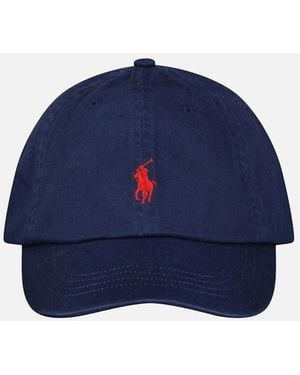 Polo Ralph Lauren Cotton Chino Baseball Cap - Blue