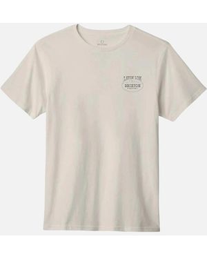 Brixton Layin' Low S/S Standard T-Shirt - White
