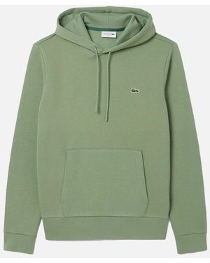 Lacoste Fleece Hoodie Pastel - Green