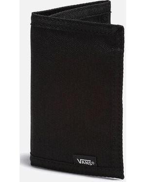 Vans Slipped Tri-Fold Chequered Money Wallet - Black