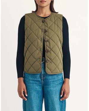 Nobody's Child Quilted Puffer Gilet - Green