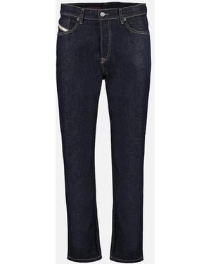 DIESEL D-Fining Tapered Dark Denim Jeans - Blue