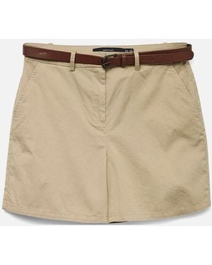 Vero Moda Federica Midweight Chino Shorts Twill - Natural