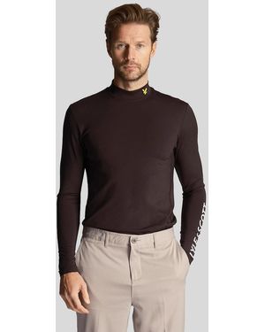 Lyle & Scott Golf Technical Baselayer - Brown