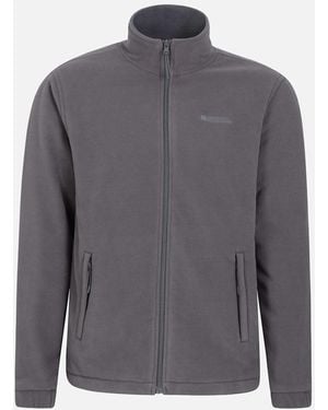 Mountain Warehouse Bernard Ii Windproof Fleece Jacket - Grey