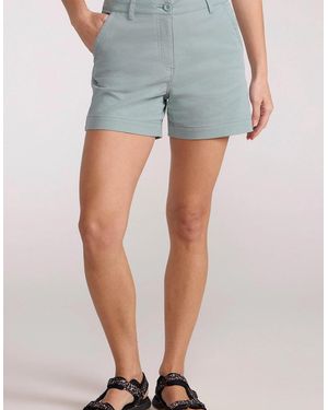 Mountain Warehouse Ladies Bay Chino Organic Shorts - Blue