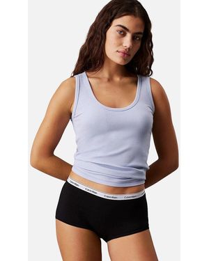 Calvin Klein 3-Pack Modern Cotton Boy Shorts - White