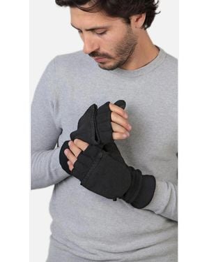 Barts Convertible Mitts Finerless Gloves - Grey