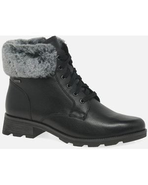 Caprice Heather Ankle Boots - Black
