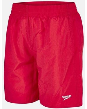 Speedo Leisure Swim Shorts - Red