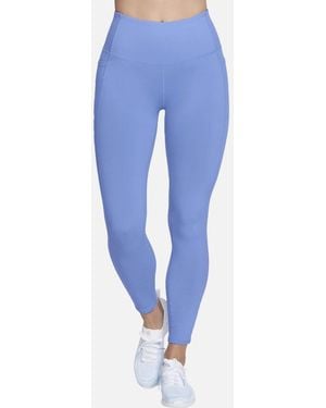 Skechers Go Walk Skechers /Ladies Gowalk Wear High Waist Leggings - Blue