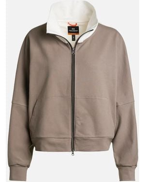 Parajumpers Borea Zip Up Jumper - Brown