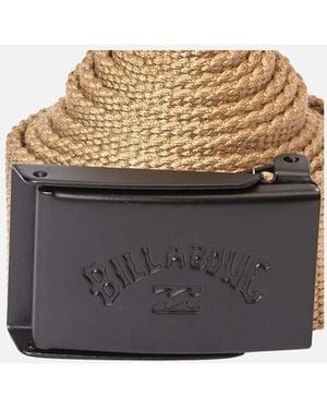 Billabong Cog Belt Webbed Belt - Grey