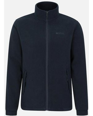 Mountain Warehouse Bernard Ii Windproof Fleece Jacket - Blue