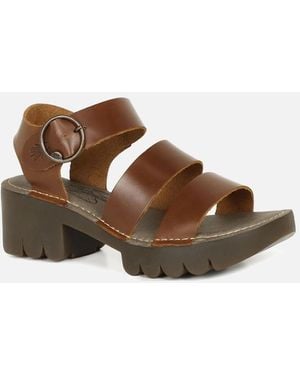Fly London Egly Sandals - Brown