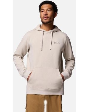 Columbia Trek Graphic Hoodie Cotton Hooded Sweatshirt - Natural