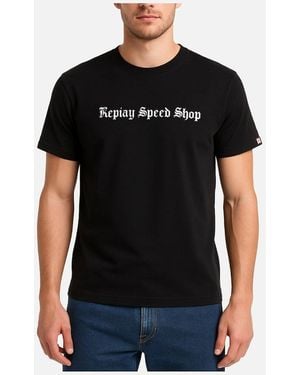 Replay Speed Shop T-Shirt - Black