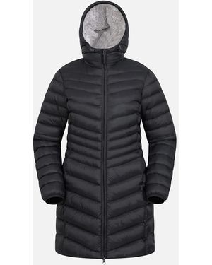 Mountain Warehouse Ladies Florence Faux Fur Lined Padded Jacket - Blue