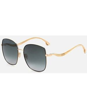 Jimmy Choo Metal Sunglasses With Lenses - Blue