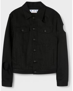 Off-White c/o Virgil Abloh Meteor Slim Denim Jacket - Black