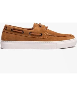 Ted Baker Euens Boat Shoes Tan - Brown