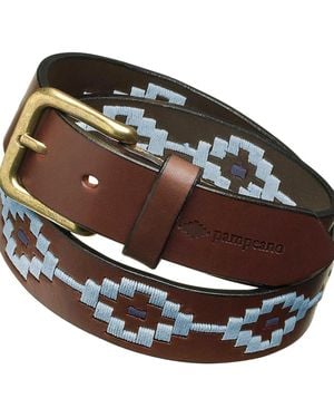 Pampeano Leather Dinastia Polo Belt - Brown