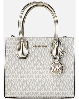 Michael Kors Jet Set Item Small Topzip Tote - White