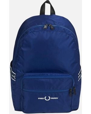 Fred Perry Taped Pockets French Backpack - Blue
