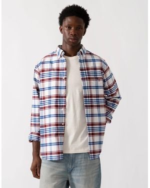 GANT Long Sleeve Classic Oxford Check Shirt - Blue