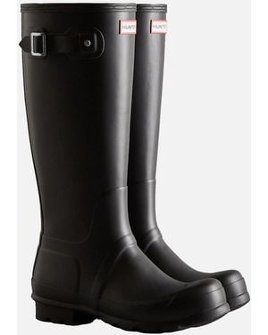 HUNTER Original Tall Rubber Wellington Boots - Black