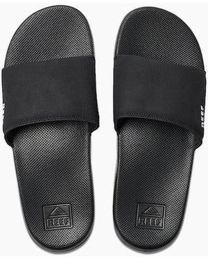 Reef One Slide Sliders - Black