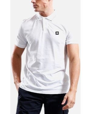 Weekend Offender Polo Shirt Colo Summer Top Wear Casual Cotton - White