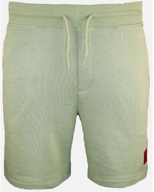 BOSS Diz222 Cotton Shorts, Open - Green