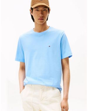 Tommy Hilfiger Essential Seasonal Regular Fit Solid T-Shirt - Blue