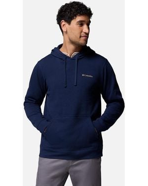 Columbia Trek Graphic Hoodie Cotton Hooded Sweatshirt - Blue