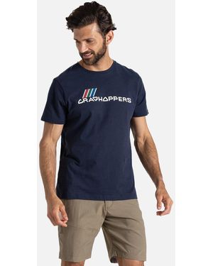 Craghoppers Lucent Logo Short-Sleeved T-Shirt - Blue