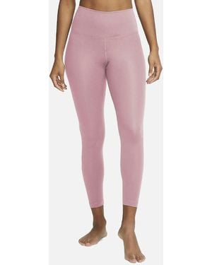 Nike Yoga Pastel 7/8 Leggings - Pink